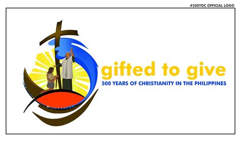 500 years of christianity logo|CBCP releases logo, theme for ‘500YOC’ .